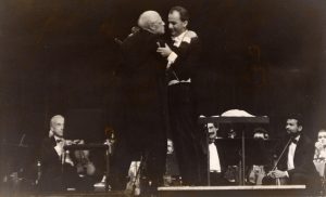 With Rostropovitch playing Haydn Cello Concerto in C Major (Caracas, 1989)